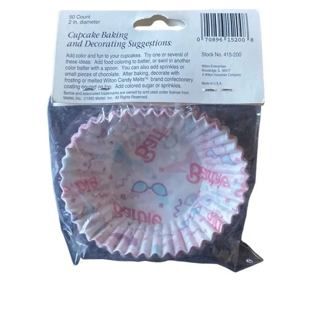 Vintage Barbie Party and baking Supplies NEW